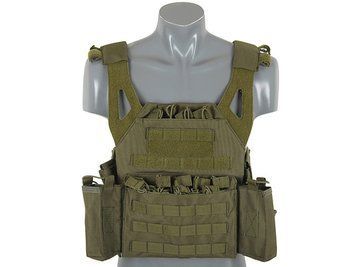 Легкий Jump Plate Carrier c подсумками - OLIVE [8FIELDS] (для страйкболу) M51611021-OD фото