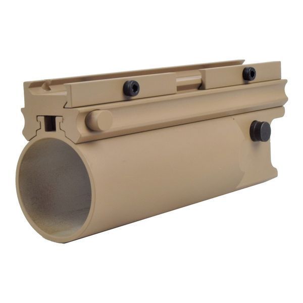 40mm подствольный гранотомет GRENADE LAUNCHER SHORT - Dark Earth [Big Dragon] (для страйкбола) BD0052-DE фото