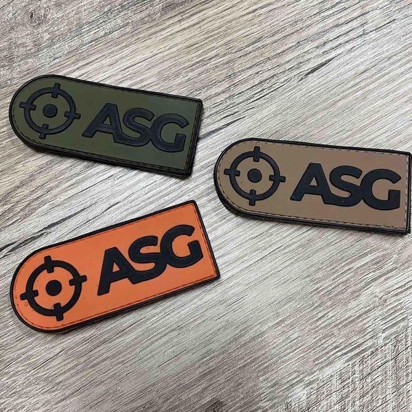 Нашивка PVC 3D - ASG - OLIVE ASG-OLIVE-АСГ фото