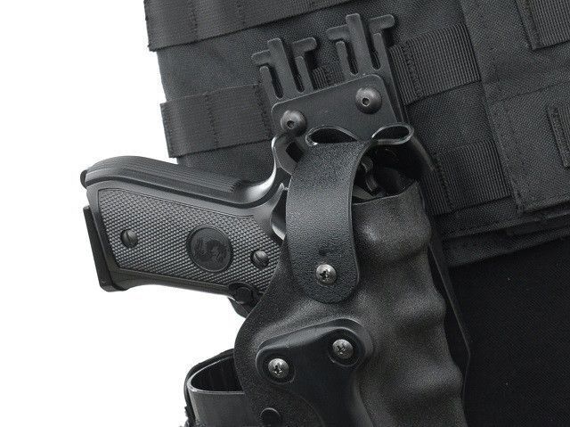 MOLLE Holster Platform-B Panel - Black (для страйкбола) BD6157 фото