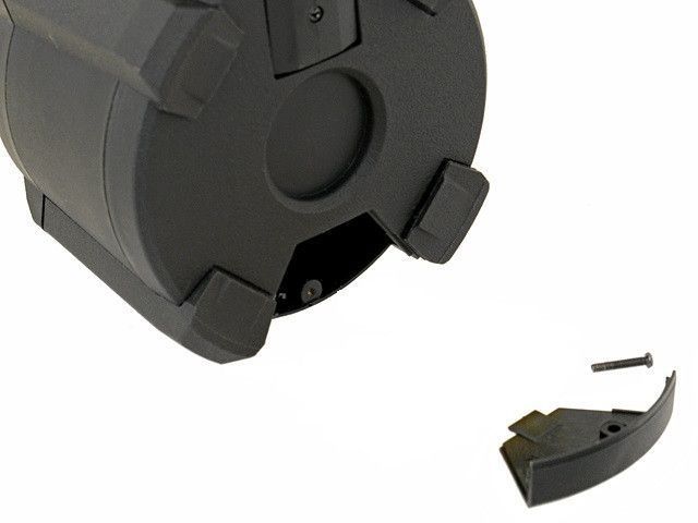Магазин електро-бункерний на 1200 куль для MP5 - Black [BattleAxe] (для страйкболу) FBP2283 фото