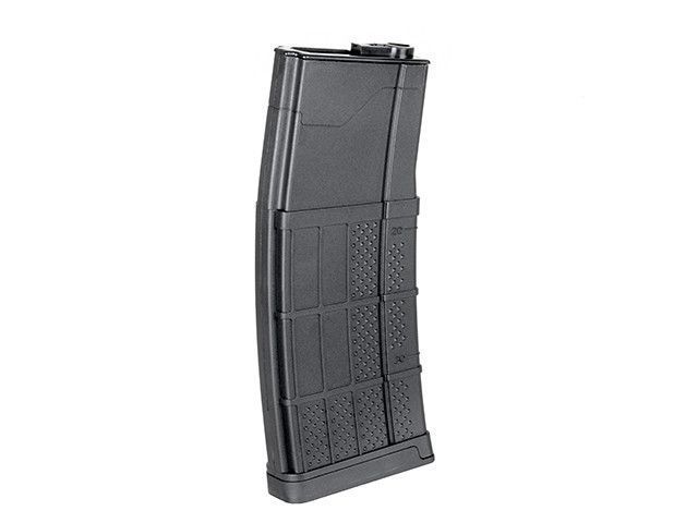 Polimerowy magazynek Flash Hi-Cap na 380 kulek 416/SCAR16/AR15 - Black [BattleAxe] (для страйкболу) FBP2342 фото