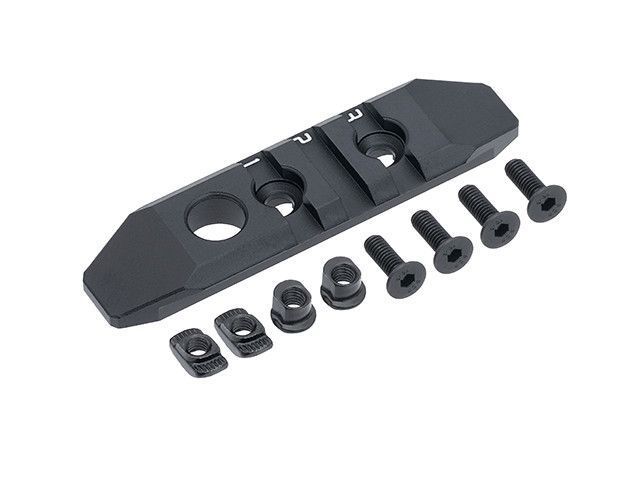 3-слотова монтажна планка із системою MLOCK та KEYMOD [WADSN] (для страйкболу) ME08004-BK фото