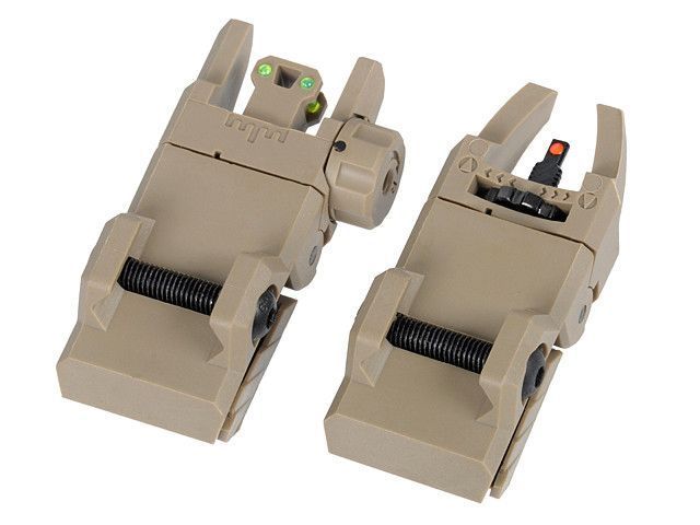 Складані прицільні пристосування ARMOR &mdash; Tan [MGPCQB] (для страйкболу) 00101010102-T фото