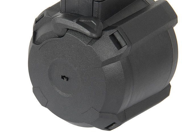Магазин електро-бункерний на 1200 куль для MP5 - Black [BattleAxe] (для страйкболу) FBP2283 фото