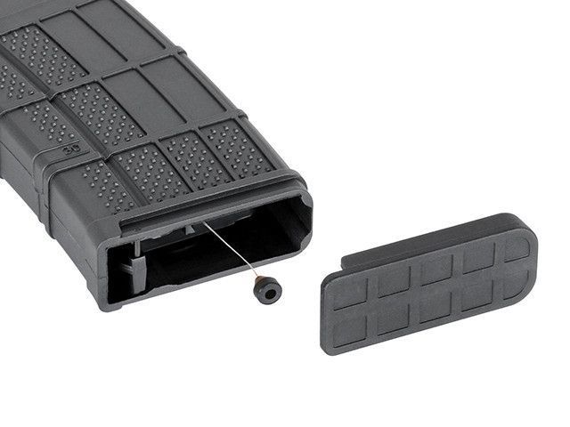 Polimerowy magazynek Flash Hi-Cap na 380 kulek 416/SCAR16/AR15 - Black [BattleAxe] (для страйкболу) FBP2342 фото