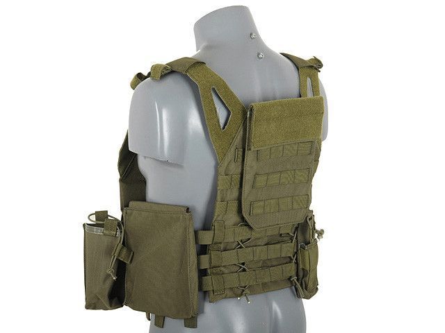 Легкий Jump Plate Carrier c подсумками - OLIVE [8FIELDS] (для страйкболу) M51611021-OD фото