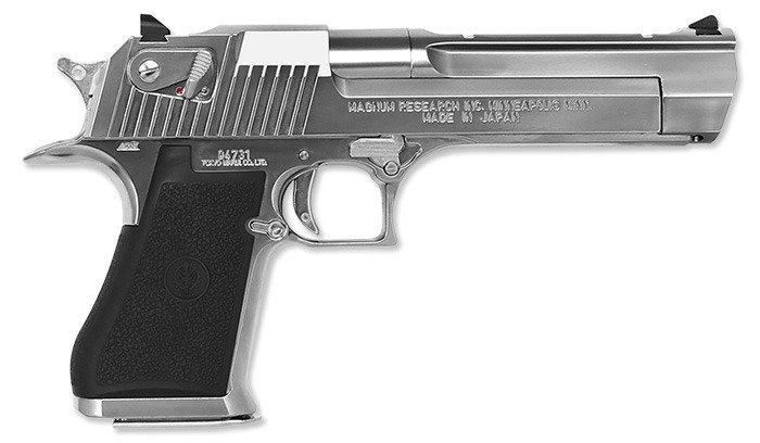 Tokyo Marui - Desert Hard Kick Pistol airsoft - Chrome - GBB (для страйкбола) 3399 фото