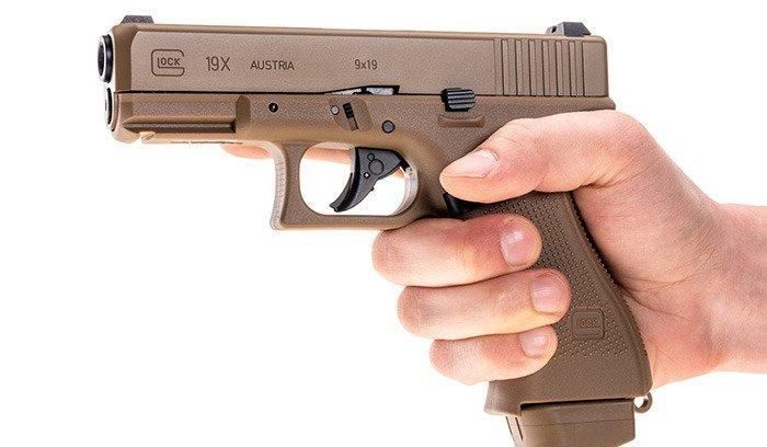 Umarex - Glock 19X Pistol airsoft - CO2 GBB - Coyote - 2.6435 (для страйкбола) 19605 фото