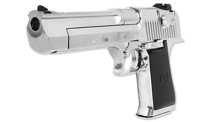 Tokyo Marui - Desert Hard Kick Pistol airsoft - Chrome - GBB (для страйкбола) 3399 фото