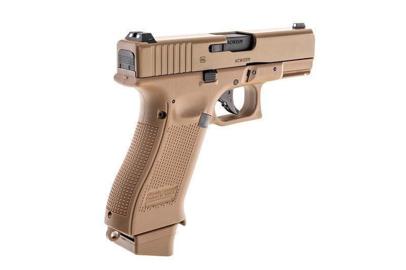Страйкбольный пистолет GBB Glock 19X CO2 - coyote [Umarex]&nbsp;(для страйкбола) UMA-02-026671 фото