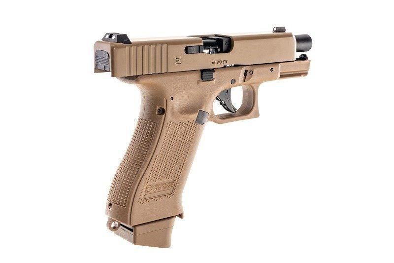 Страйкбольный пистолет GBB Glock 19X CO2 - coyote [Umarex]&nbsp;(для страйкбола) UMA-02-026671 фото