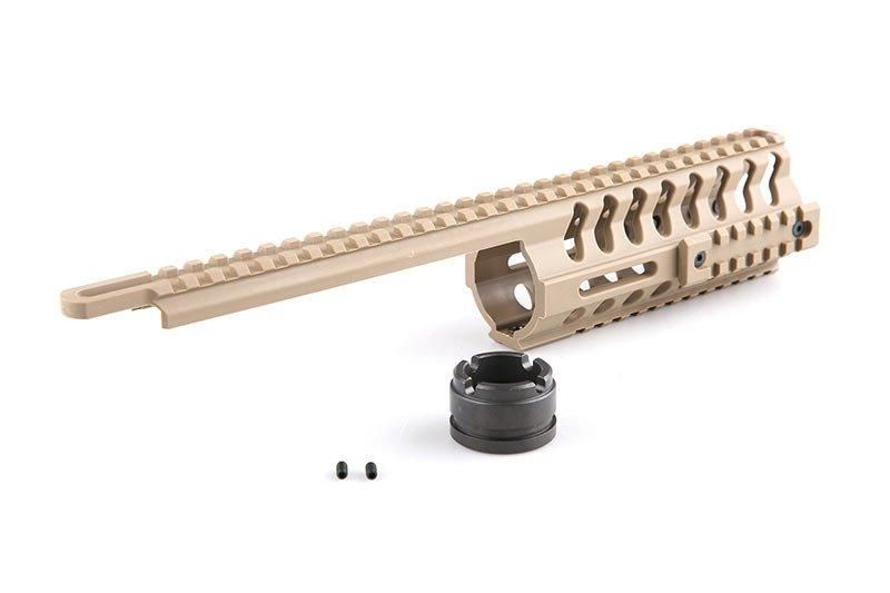 Front RIS 6" do аналогов typu M4/M16 - tan [LONEX] (для страйкбола) LON-09-017041 фото