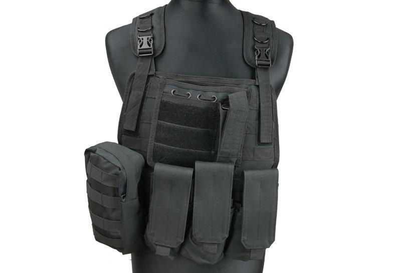 Жилет тактичний (розвантажувальний) типу MBSS Plate Carrier - black [GFC Tactical] (для страйкболу) GFT-18-000364 фото