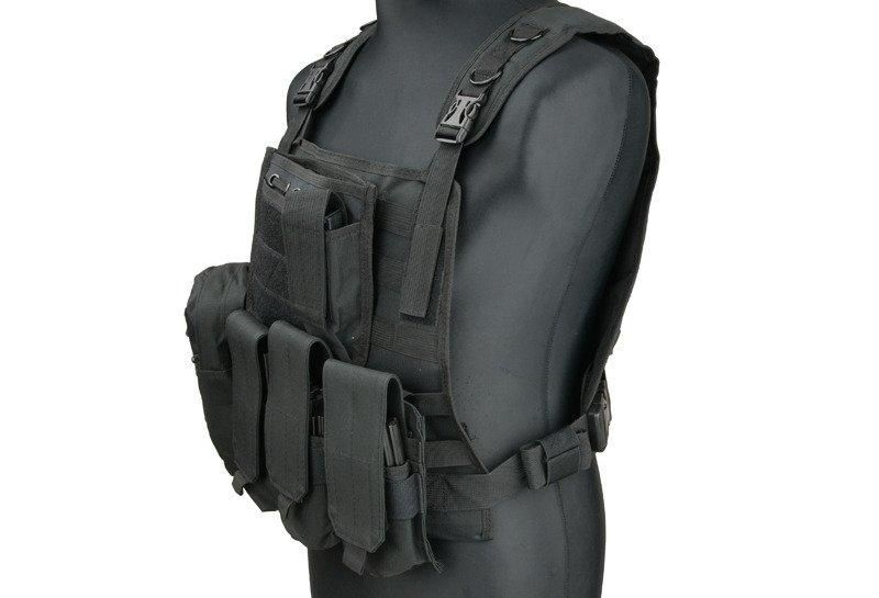Жилет тактичний (розвантажувальний) типу MBSS Plate Carrier - black [GFC Tactical] (для страйкболу) GFT-18-000364 фото