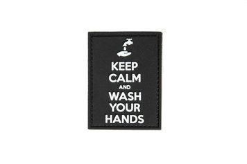 Naszywka 3D Keep Calm and Wash Your Hands - czarna [GFC Tactical] (для страйкбола) GFT-30-029440 фото