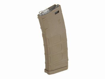 Polimerowy magazynek Hi-Cap na 330 kulek do serii AR-15/M4 - Dark Earth [BattleAxe] (для страйкболу) FBP1852 фото