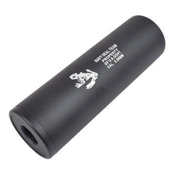 Глушник Cyma Navy Seals 110 мм (14 мм CW/CCW) &mdash; Black [Cyma] (для страйкболу) HY190A фото