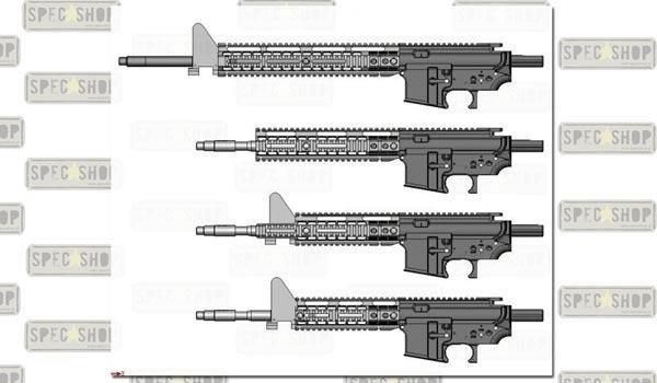 MadBull - Noveske Free Float Handguard Rail 10" - NRH02 (для страйкболу) 4397 фото