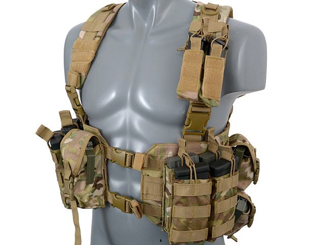 Розвантаження Chest Harness MOLLE на фастексах – MULTICAM [8FIELDS] M51611033-CP фото