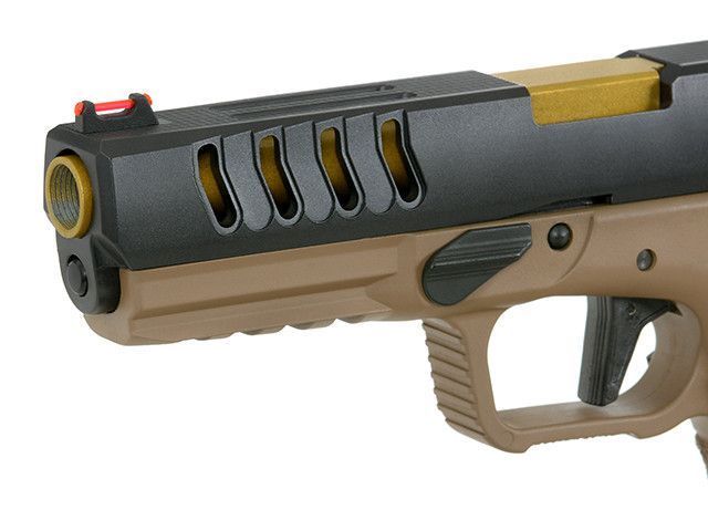 SHARK Full Auto Pistol - Dark Earth [APS] (для страйкболу) SHARK.D-T фото