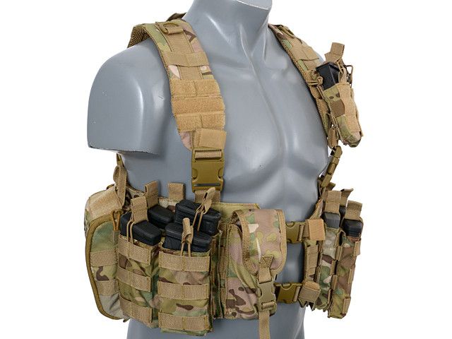 Розвантаження Chest Harness MOLLE на фастексах – MULTICAM [8FIELDS] M51611033-CP фото