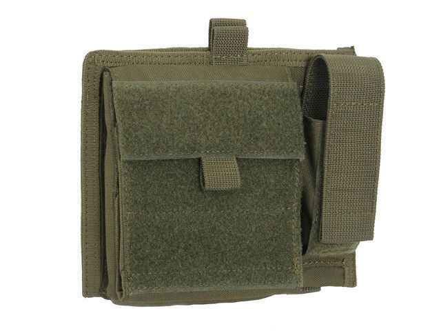 Rozbudowany panel administracyjny MOLLE - Olive [8FIELDS] (для страйкболу) M51613147-OD фото