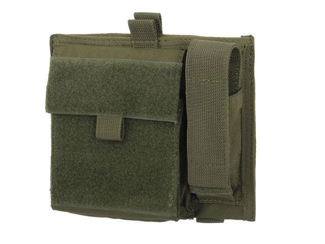 Rozbudowany panel administracyjny MOLLE - Olive [8FIELDS] (для страйкболу) M51613147-OD фото