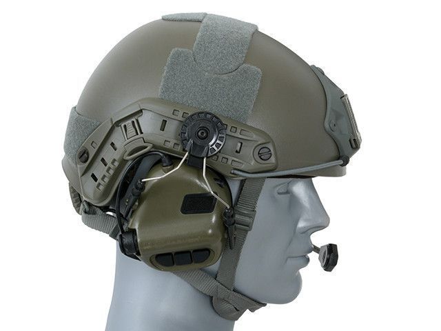 M32H Aktywne ochronniki słuch z mikrofonem na hełm - FG [EARMOR] (для страйкболу) M32H-FG фото