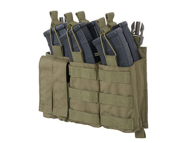 Тройной пистолетно-винтовочный подсумок Buckle Up AK/9 мм - Olive [8FIELDS] (для страйкбола) M51613203-OD фото