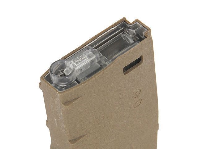 Polimerowy magazynek Hi-Cap na 330 kulek do serii AR-15/M4 - Dark Earth [BattleAxe] (для страйкболу) FBP1852 фото