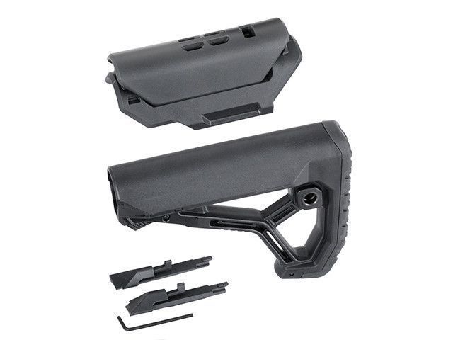 Приклад AR15/M4 з регульованим подщечником - Black [Хубілай] (для страйкболу) AS.G100-BK фото