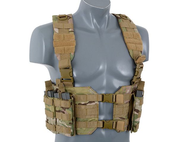 Розвантаження Chest Harness MOLLE на фастексах – MULTICAM [8FIELDS] M51611033-CP фото