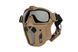 Maska z goglami i wentylatorem - Tan [Ultimate Tactical] (для страйкболу) UTT-28-030294 фото 1