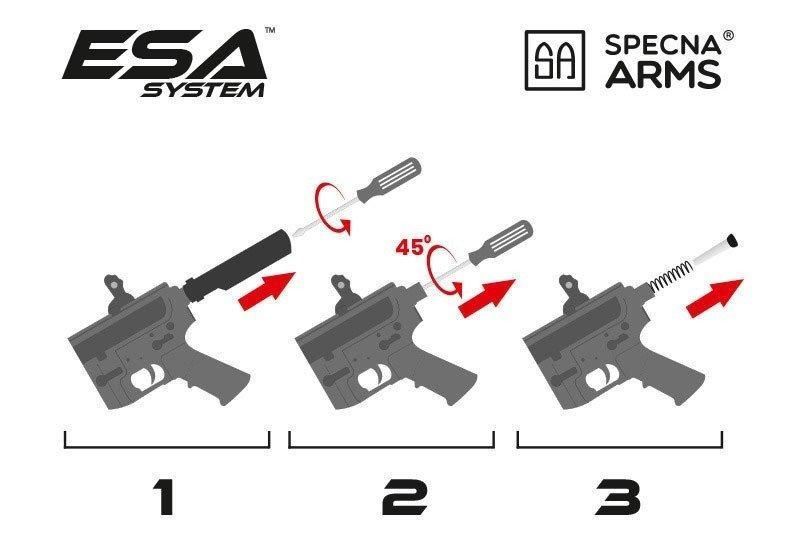 Аналог автоматичної гвинтівки SA-C01 CORE&trade; X-ASR&trade; - Half-Tan [Specna Arms] (для страйкболу) SPE-01-025608 фото