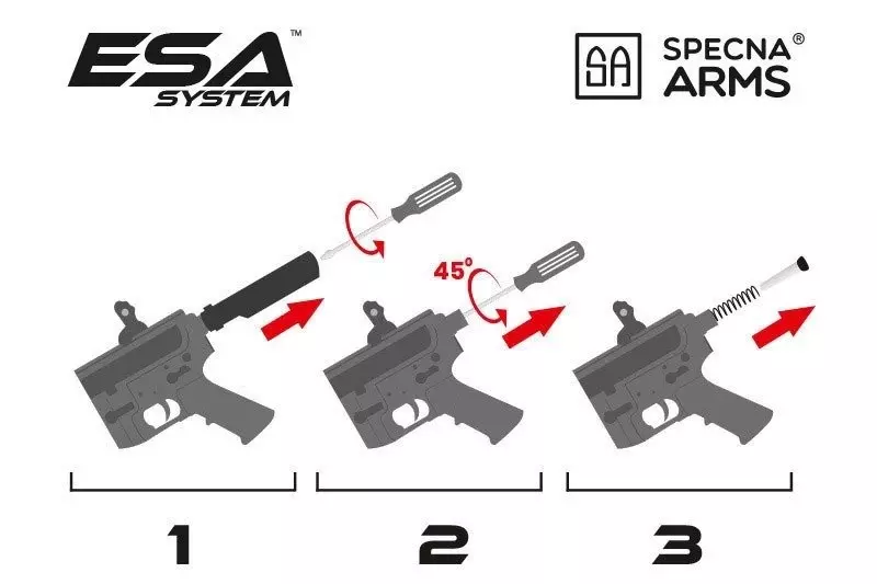 Штурмовая винтовка SA-C23 CORE - Black [Specna Arms] SPE-01-034192 фото