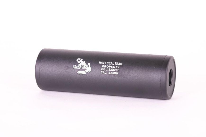 Глушитель Cyma Navy Seals 110 мм (14 мм CW/CCW) &mdash; Black [Cyma] (для страйкбола) HY190A фото