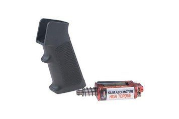 Комплект мотора і рукоятки HT SLIM для M4/M16 - Довгий [ARES] (для страйкболу) ARE-08-022044 фото