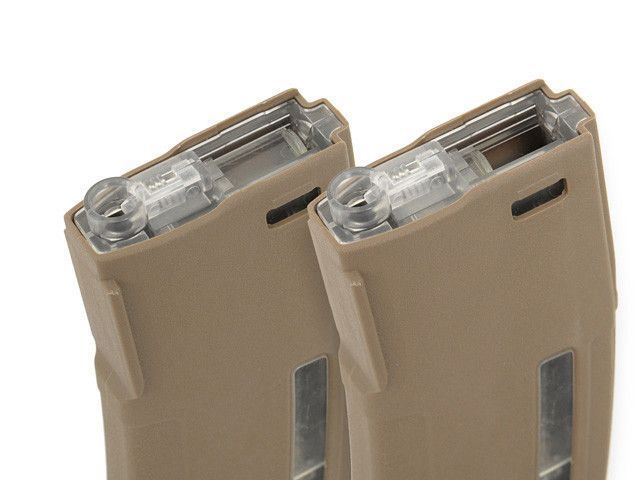 Polimerowy magazynek Flash Hi-Cap na 300 kulek do serii AR-15/M4 - Dark Earth [BattleAxe] (для страйкболу) FBP1850 фото