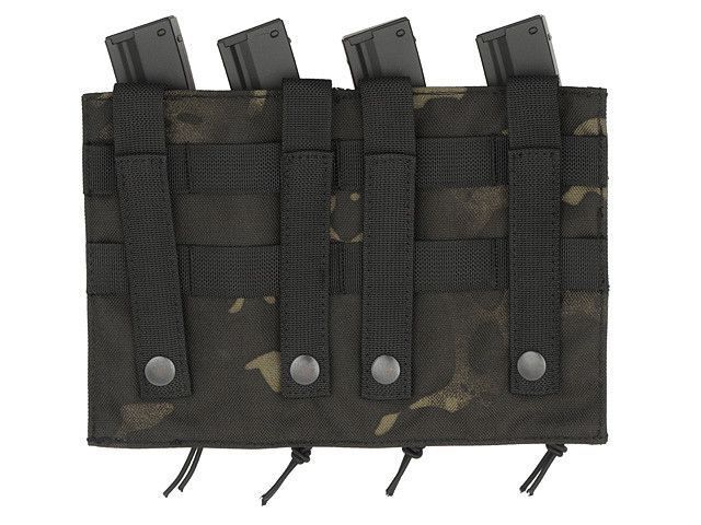 Підсумок для магазинів Quick Quad MOLLE MP5/SMG - MULTICAM BLACK [8FIELDS] M51613230-MB фото
