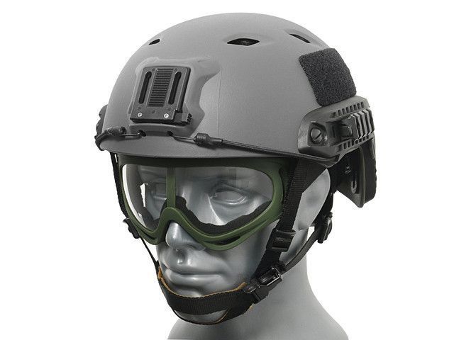 Тактичні окуляри gogle страйкбольні V2 - Olive/Clear [P&J] (для страйкболу) MA-86-OD-L фото
