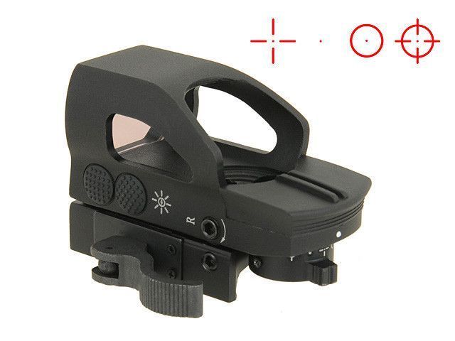 Celownik kolimatorowy Tactical 4 Reticle Sight mod.2 - Czarny [ACM] (для страйкболу) M51615224 фото