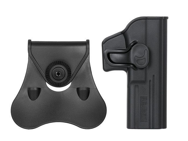Кобура страйкбольная для левши G17/G19/G18 - Black [Amomax] AM-GAGL фото