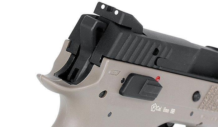 ASG - CZ P-09 Metal Slide Pistol airsoft - Flat Dark Earth - GBB + Case - 18182 (для страйкбола) 15242 фото