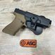 Кобура страйкбольная для левши G17/G19/G18 - Black [Amomax] AM-GAGL фото 2