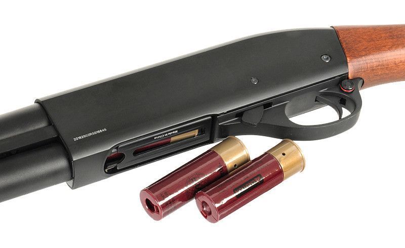 Дробовик M8877 Green Gas - Real Wood [Golden Eagle]&nbsp;(для страйкбола) 8877RW фото