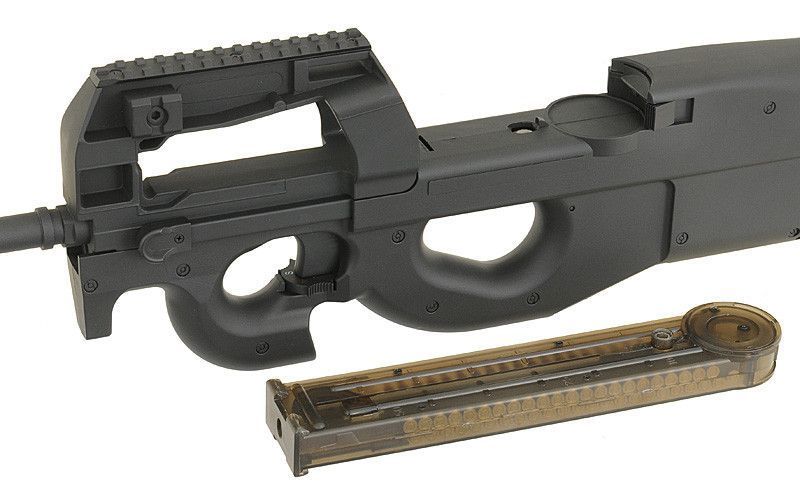 Пістолет-кулемет FN P90 CM.060A з подовженим стовбуром [Cyma] (для страйкболу) FB2935 фото