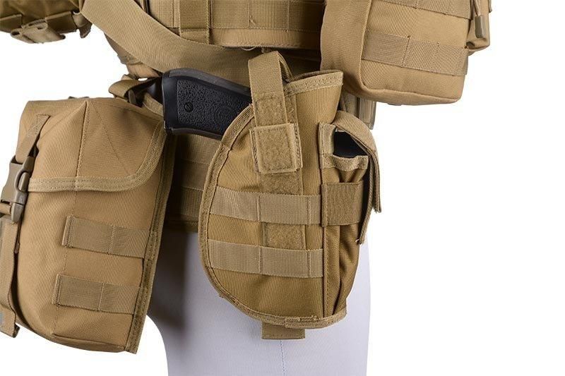 Кобура Універсальна з подсумком для магазину - black [GFC Tactical] (для страйкболу) GFT-29-007445 фото