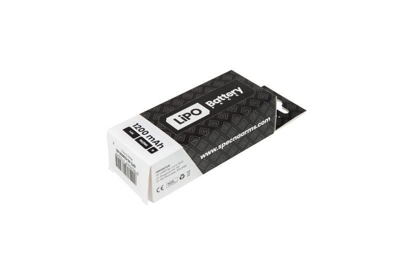 Аккумулятор LiPo 7,4V 1200mAh 15/30C - 2 модульный - T-Connect (Deans) [Specna Arms] (для страйкбола) SPE-06-024605 фото