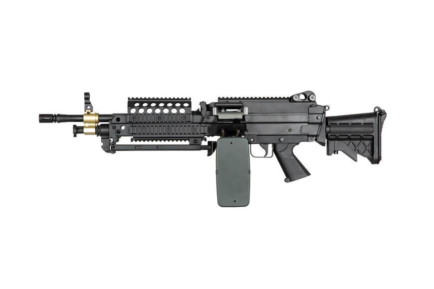 Страйкбольный аналог karabinu maszynowego H. M. G. MK46 - czarna [A&K] (для страйкболу) AIK-01-028618 фото
